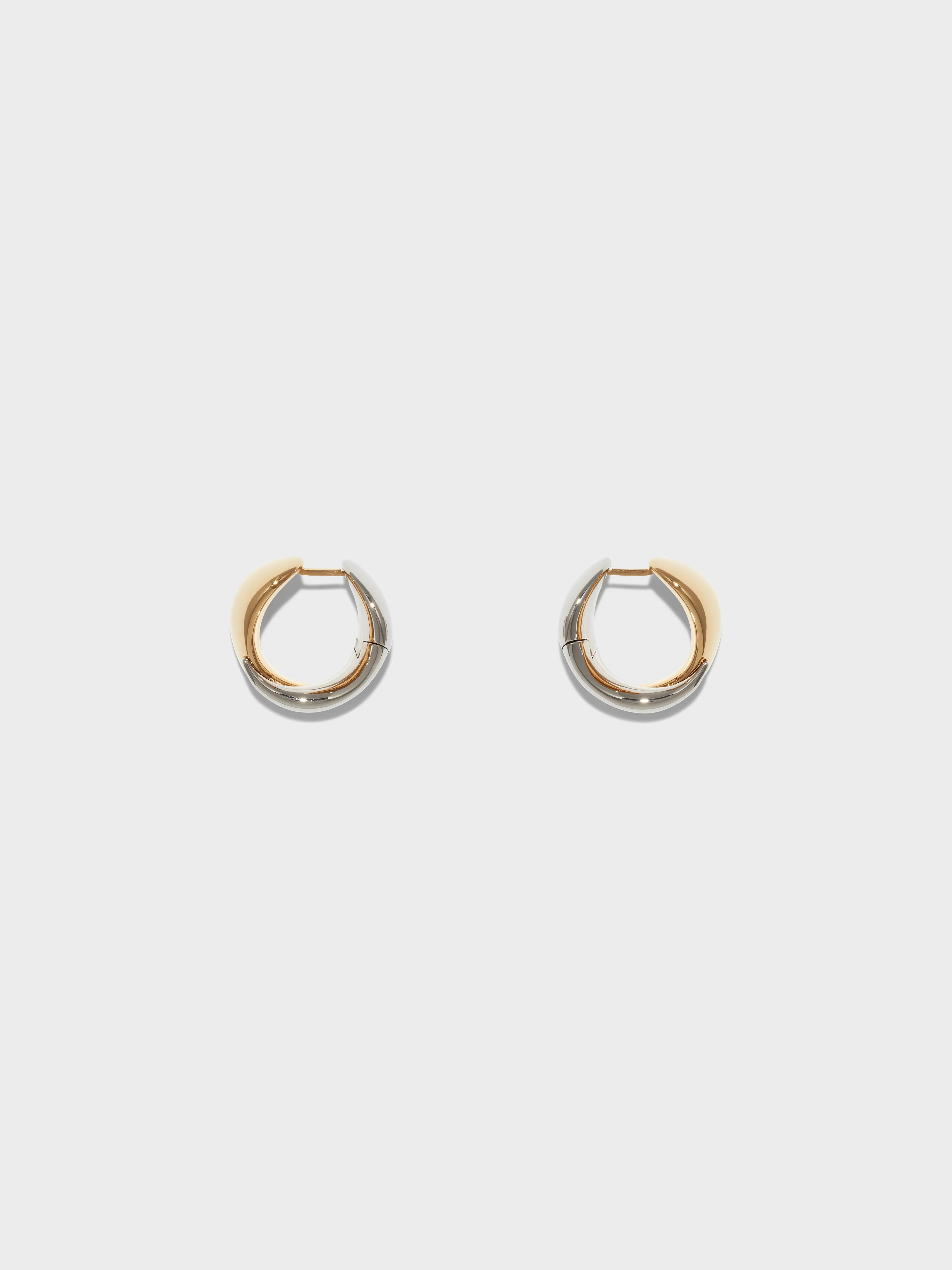 Junior Medium 18kt Gold and Palladium-Plated Earrings